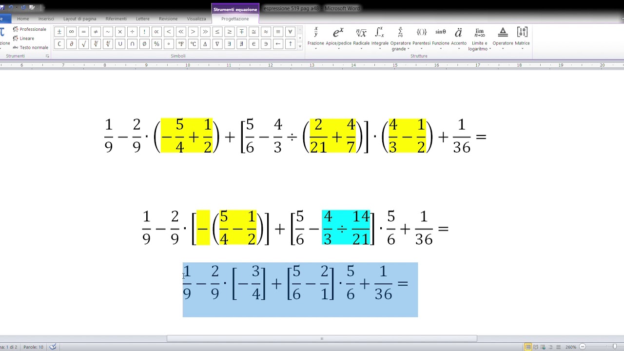 Espressioni Con Numeri Relativi E Potenze Esercizi