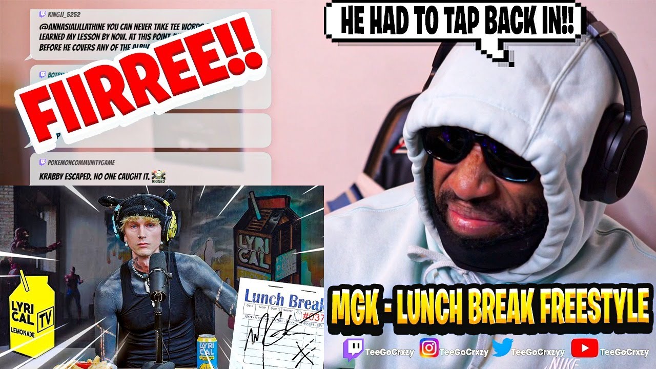 Вот это правда!!! mgk - Lunch Break Freestyle (эксклюзив Lyrical Lemonade) (РЕАКЦИЯ)