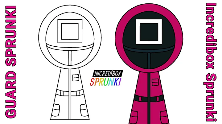 How to draw Squid Game Guard Sprunki | Easy drawing tutorial