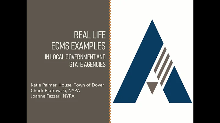 Real Life ECMS Examples in Local Governments and S...