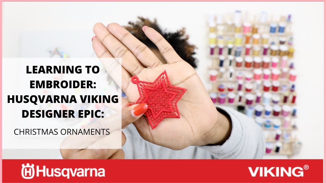 LEARNING TO EMBROIDER HUSQVARNA VIKING DESIGNER EPIC YouTube