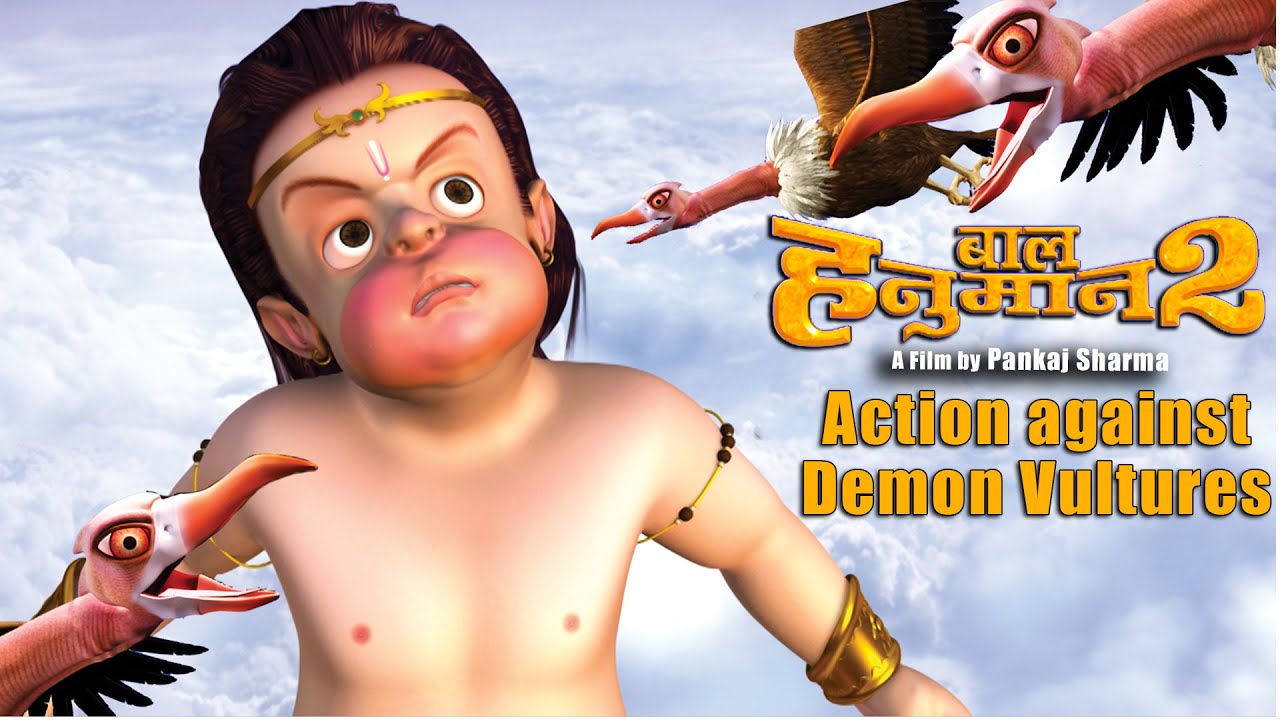 बाल हनुमान vs दानव गिद्ध  l Popular Animated Movie - Bal Hanuman 2 - Bal Hanuman vs Demon Vultures