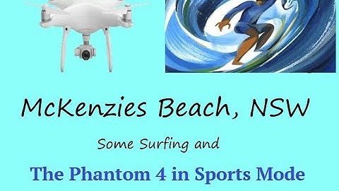 Race Render overlay of DJI Phantom 4 drone at Mckenzies Beach