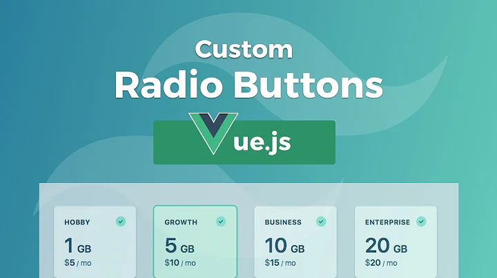 Custom Radio Buttons - Vue.js