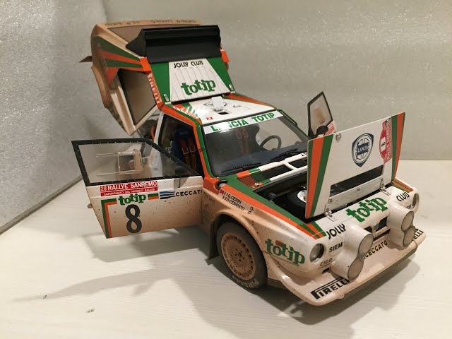 1/18 Autoart Lancia Delta S4 Rally Sanremo Muddy edition - YouTube
