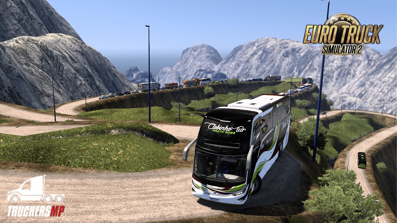 Extreme Ghat Road in Bus | Euro Truck Simulator 2 Multiplayer LIVE | ETS2 Gameplay 