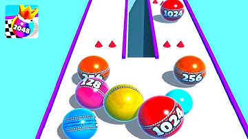 Ball Merge 2048 ! All Levels Gameplay (323-328) android, ios