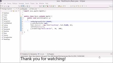 Basic Java - Change font, and background color