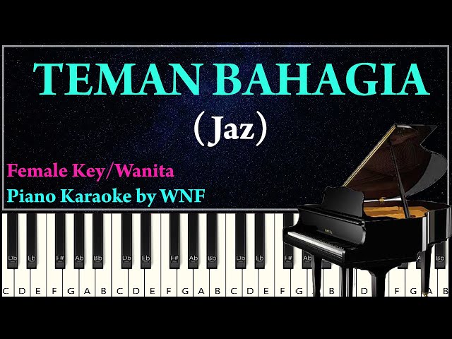 TEMAN BAHAGIA Piano Karaoke Versi Wanita class=