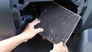 ล้างกรองแอร์รถยนต์(ทำเองได้) How to Cleaning Car Air Conditioner filter