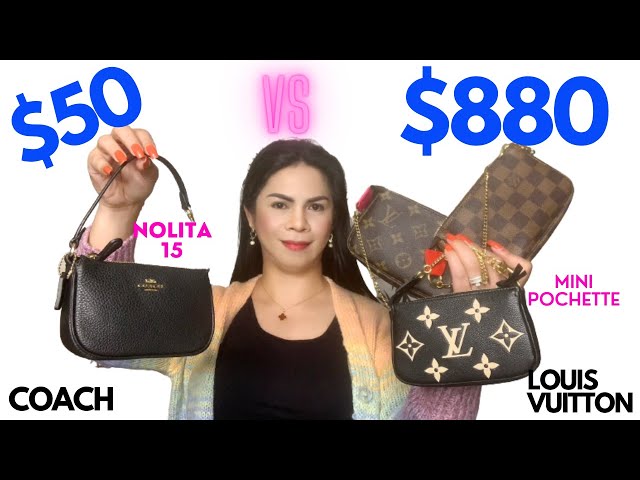 Coach NOLITA 19 vs Louis Vuitton POCHETTE ACCESSOIRES 