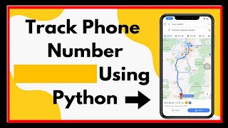 make your own phone tracker using python-know the location of the phone#python#phone#track#coding#ai