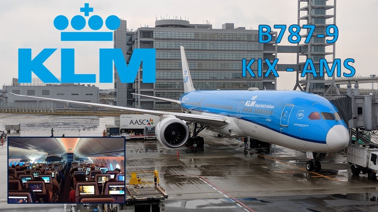 Klm Boeing 787 9 Dreamliner Economy Class Experience Osaka To Amsterdam