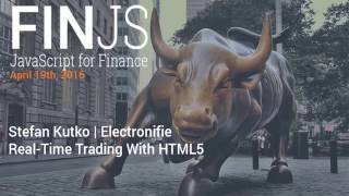 Stefan Kutko Real Time Trading with HTML5