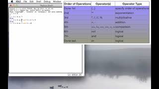 Module 3 Video2 - Order of Operations
