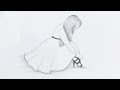 How To draw a girl with shoes....  Drawing girl for beginners step by step