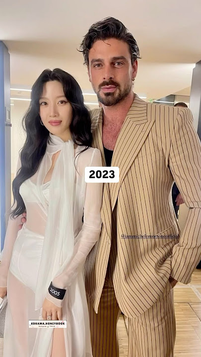 Moon Ga Young and Michele Morrone