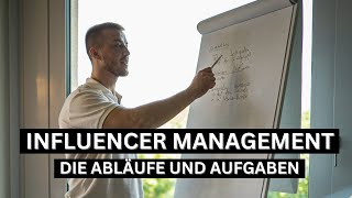 INFLUENCER MANAGEMENT - Die wichtigsten Abläufe und Aufgaben