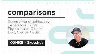 Sketches Comparing Figma Make, Gemini, Bolt, Claude Code