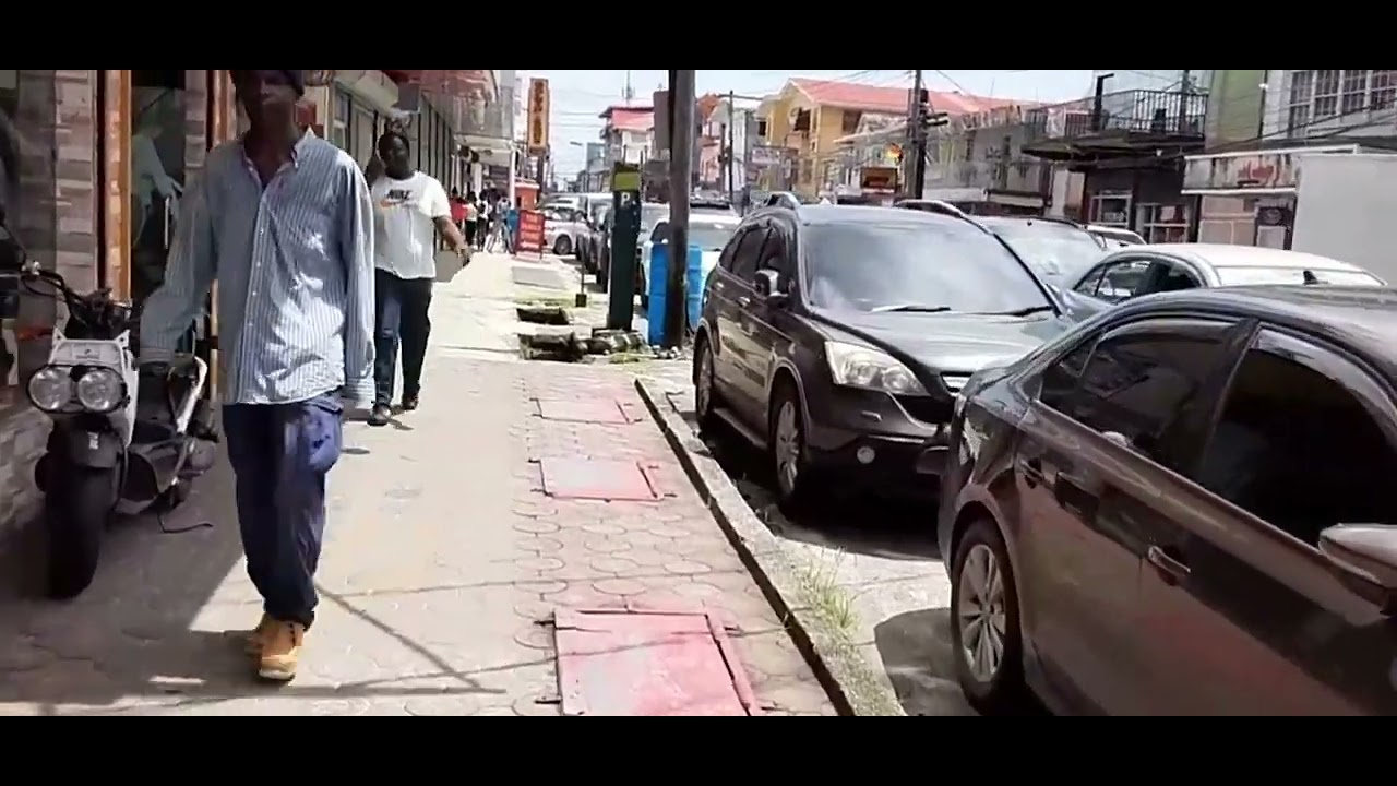 Walking In Robb Street Guyana YouTube