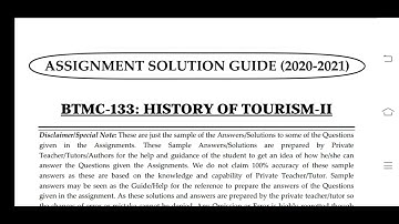 BTMC 133 Ignou Solved Assignment 2020-21