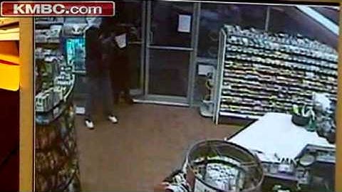 Surveillance Video Of Gas Station Robbery Attempt