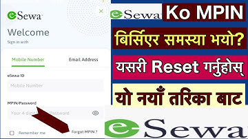 How To Reset eSewa MPIN ? | eSewa MPIN Forgot | eSewa MPIN Change | eSewa MPIN | eSewa MPIN Reset
