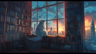 Sunsets for studying ~~ Chill Lofi to study ~~~ 30 minutes of music