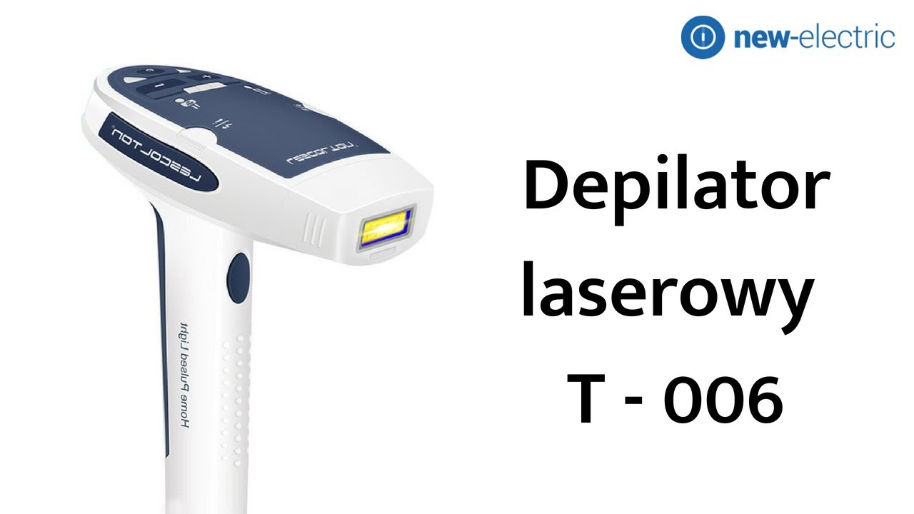 Depilator laserowy Lescolton T006 Prezentacja YouTube