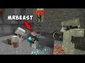3 Minecraft Speedrunners VS Hunter ft. MrBeast