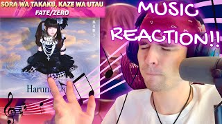 Music Enthusiast Reacts To Sora Wa Takaku Kaze Wa Utau By Haruna Luna Fatezero Ed 2 Reaction