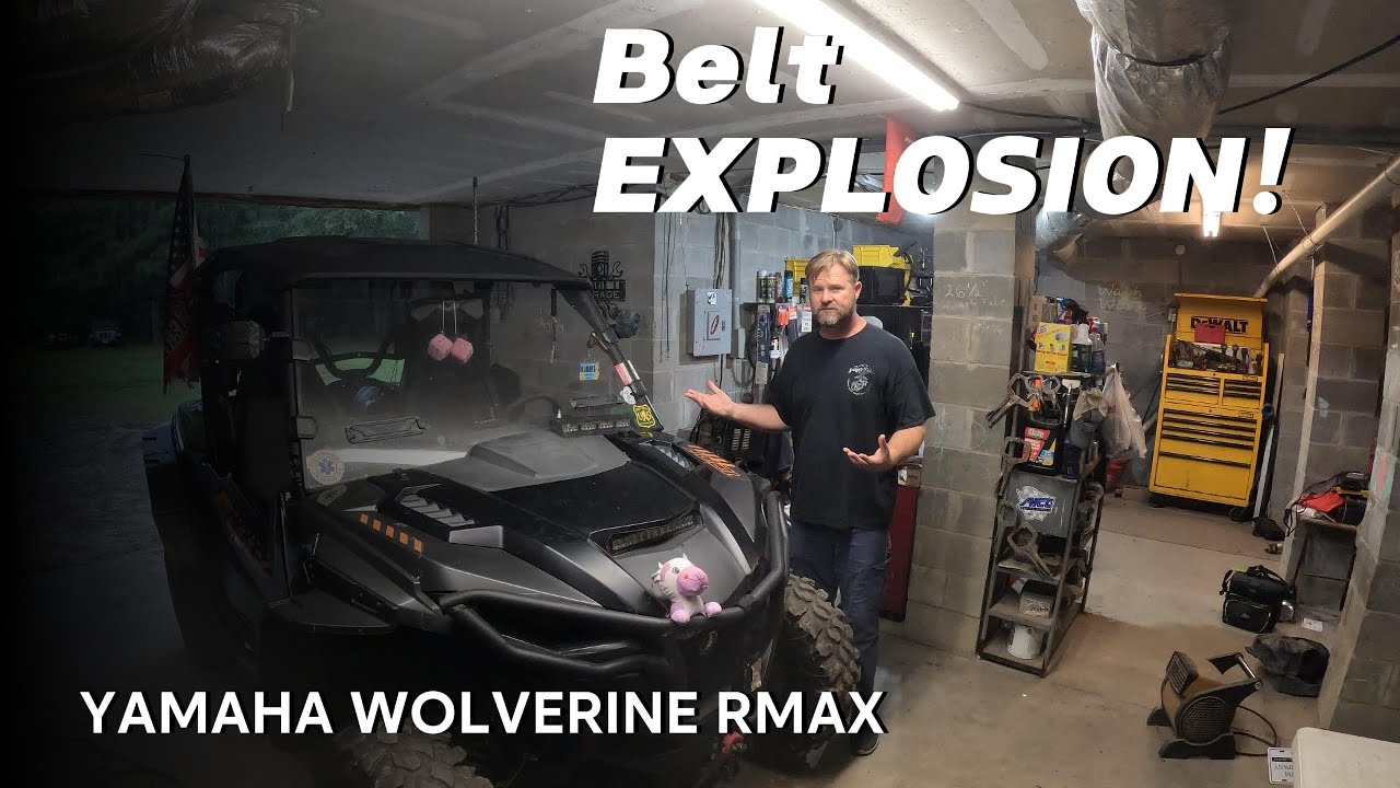 Clutch and Belt Repair on a Yamaha Wolverine RMAX 1000