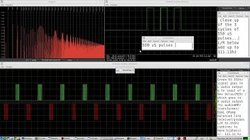 DiY Bob Beck Brain Tuner(BT9) MODE 1, by using Gstreamer script - 550uS pulse width - continuous