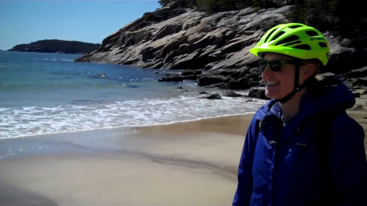 Bike Ride at Acadia National Park Before Park Loop Road Opens to Cars
