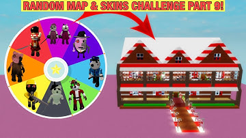 ROBLOX PIGGY RANDOM MAP & SKINS CHALLENGE! (Part 9)