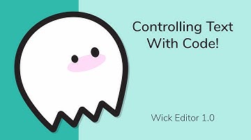 Controlling Text With Code in Wick Editor 1.0!