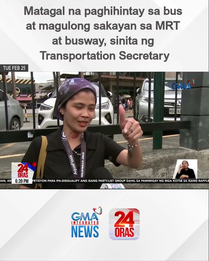 Matagal na paghihintay sa bus at magulong sakayan sa MRT at busway, sinita ng... | 24 Oras