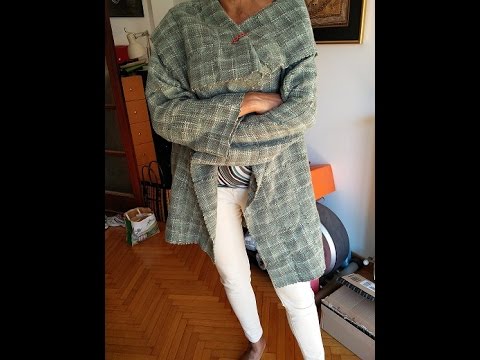 Pin Loom / Zoom Loom Woven Wrap Jacket