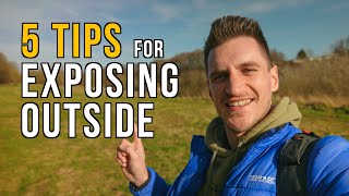 HOW TO EXPOSE CORRECTLY when filming yourself OUTSIDE in the sun