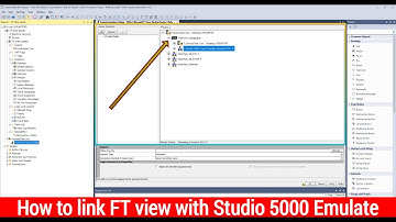 How to Connect FactoryTalk View Studio with Studio 5000 Emulate | Emulator to SCADA Communication