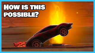 Landing Wavedash when you dont have a dodge?! (New trick) @RocketScience