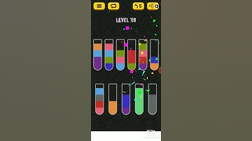 water sort puzzle game level 118 |game
