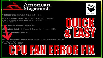 How to Fix CPU Fan Error & No CPU Fan Detected - The BEST & Quickest Way