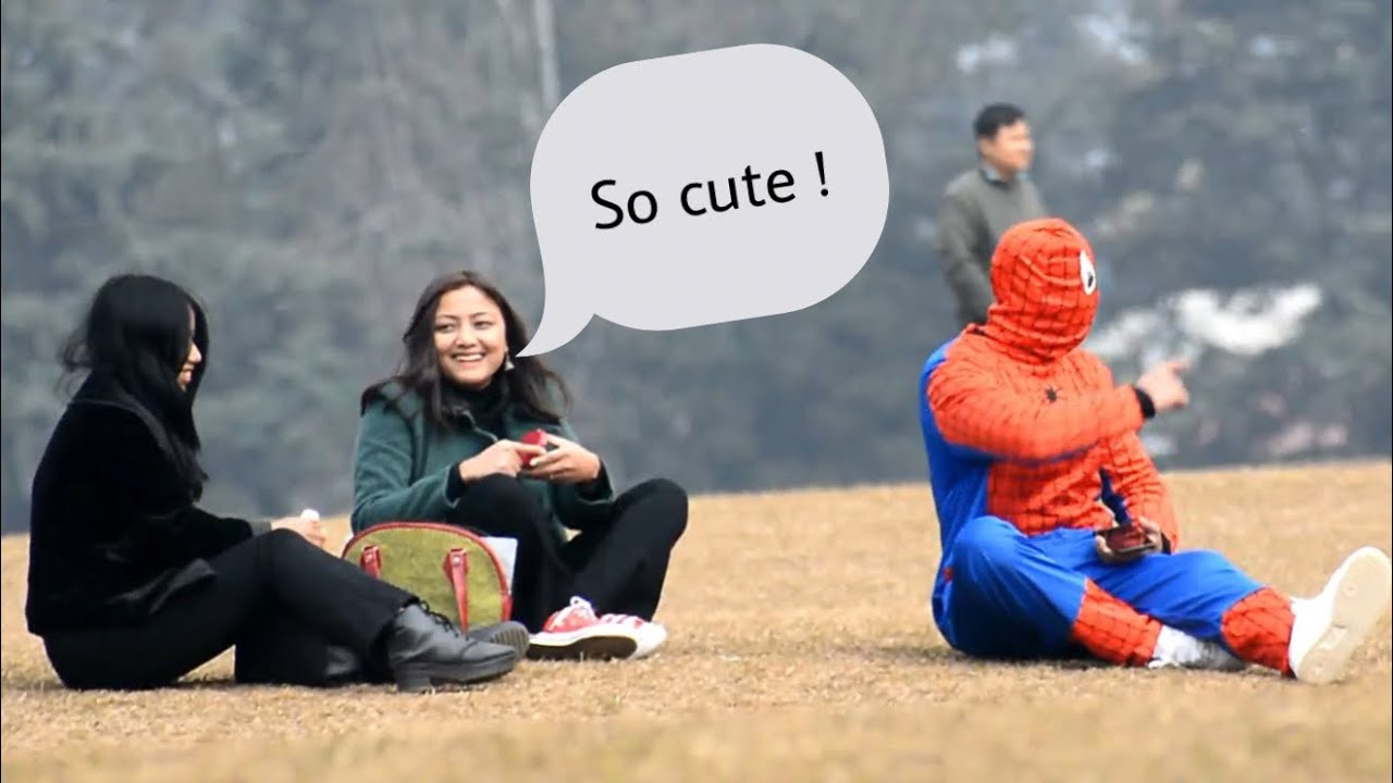 Khasi SPIDER-MAN IN SHILLONG prank video @MonVlogs1997 Lah SOHKHMOW ne te