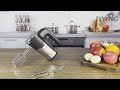 Electric hand mixer, 5-speed portable mixer, 2022 stainless steel egg beater.