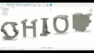 3D Printed Ambigram Tutorial : Super Simple, Dual Letter Illusion