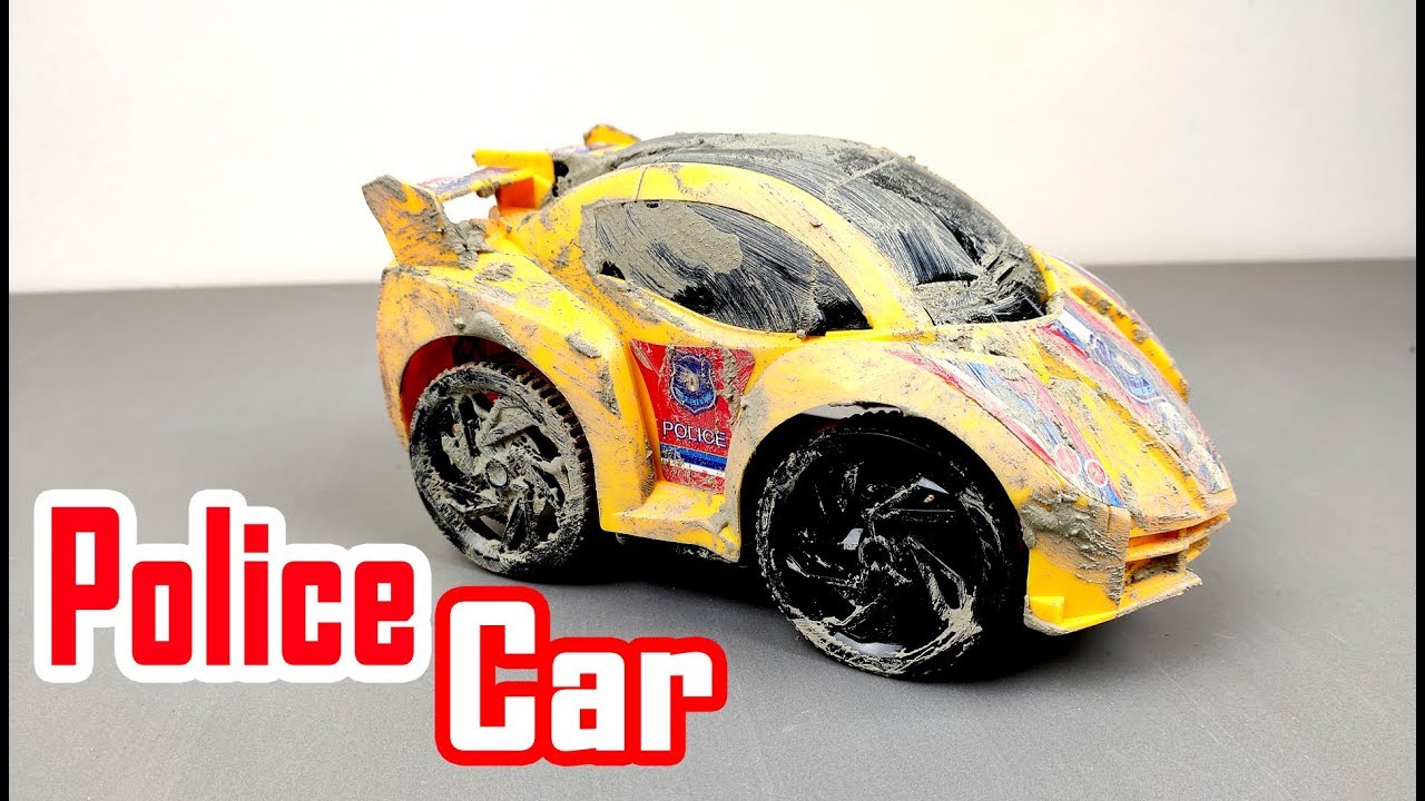 RESTORATION MODEL DISNEY POLICE CAR - The world's most popular car - Restores abandoned Disney cars