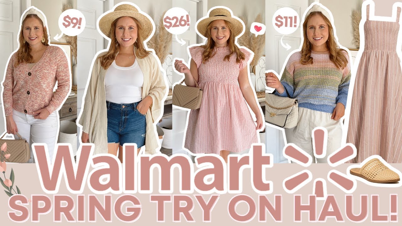 WALMART SPRING Try On Haul 2022 🌸 | CUTE Walmart Womens Clothing ON SALE!
