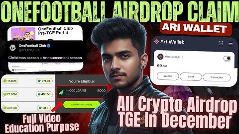 Onefootball Airdrop Claim | ari wallet update | unich airdrop | Crypto Airdrop Claim | XYZ Crypto