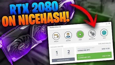 RTX 2080 on NiceHash